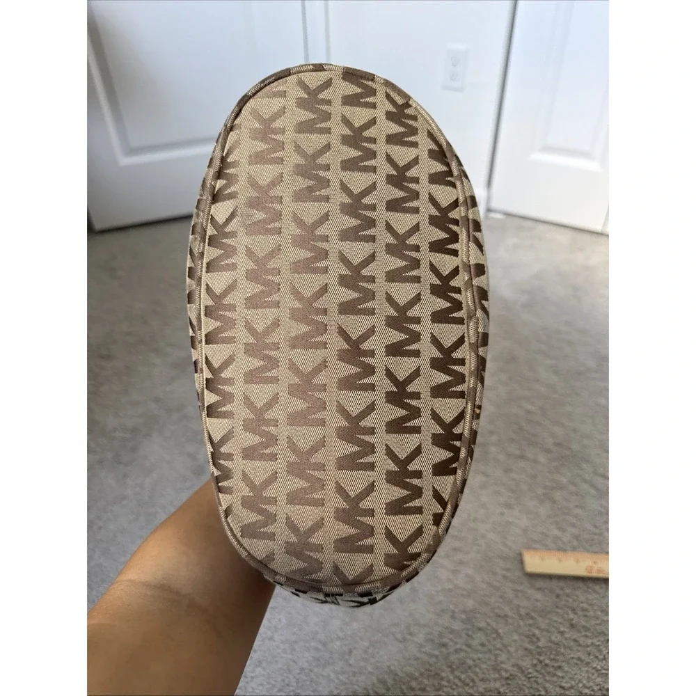 Michael Kors Signature Logo Tassel Bag w/‎ Leather Straps